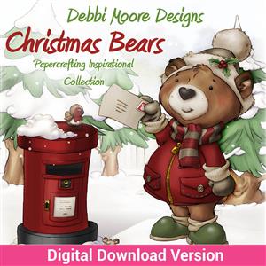 Digital Download Collection - Christmas Bears Vol 1  over 1,000 printable elements
