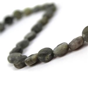 140cts Labradorite Faceted Coins Approx 10mm, 38cm Strand