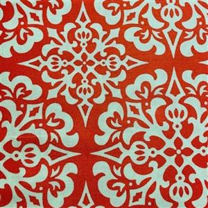 Heather Bailey Ginger Snap Collection Snowflake Red Fabric 0.5m