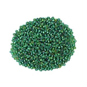 Miyuki Silver Lined Green Seed Beads 8/0 (20GM/TB)
