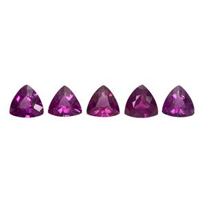 3.8cts Roshoite 6x6mm Triangle Pack of 5 (N)