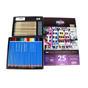 Zieler Artists Sketching  and Watercolour Pencil Starter Set