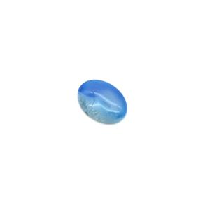25cts Dyed Blue Agate With Quartz Oval Cabochon Approx 30x22mm, 1pc