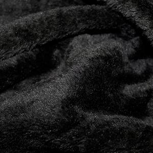 Black Supersoft Fleece Fabric 0.5m