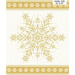 Shimmer Frost Gold Panel 0.9m