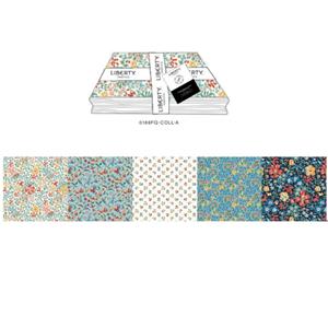 Liberty Colletctor's Home Curiosity Brights Fat Quarter Pack of 5