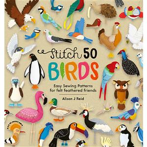 Stitch 50 Birds Book by Alison J Reid Signed