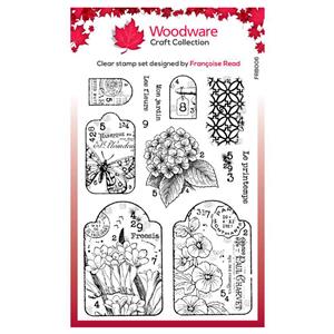 Woodware Clear Singles Garden Tags - 12 Stamps