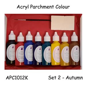 ParchCraft Australia (UK) - Acryl Parchment Colour - Set 2  Autumn - New