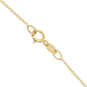 9ct Gold Rolo Chain, 18 Inch 0.85X0.90X0.19mm