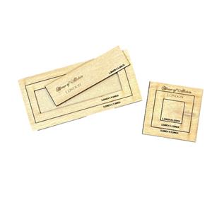 House of Alistair Prairie Braid Wooden Nesting Template Collection - Squares & Rectangles