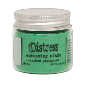 Distress Emboss Glaze Cracked Pistachio