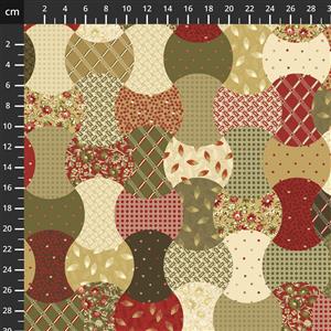 Elliot Collection Elliot's Orchard Aplle Core Cheater Fabric 0.5m