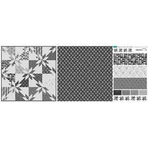 Quick Make Geometric Hunters Star Cushion Fabric Panel (140 x 54cm)