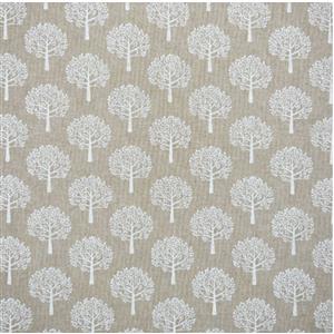 Recycled Crafty Linen Sweet Mulberry Natural Fabric 0.5m