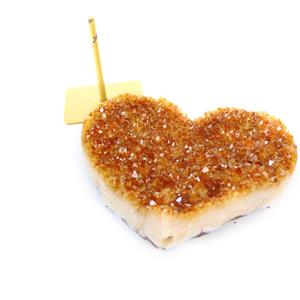 Citrine Heart On Stand 2kg