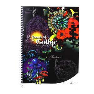 Sanntangle - A touch of gothic colour and tangle book