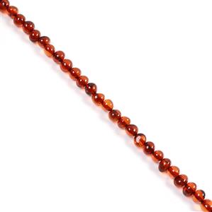 25cts Baltic Cognac Amber Nugget Beads Approx 6x5mm, 38cm Strand