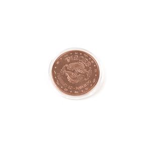 Zodiac Pisces Copper Coin 1 Approx 4cm; 28gm