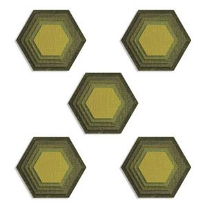 Thinlits Die Set 25PK Stacked Tiles Hexagons by Tim Holtz