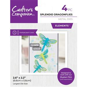 Crafter's Companion Metal Dies Elements - Splendid Dragonflies