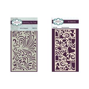 Set of 2 Creative Expressions Stencils 