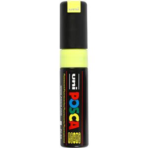 Posca Marker, fluo yellow, no. PC-8K, line 8 mm, 1 pc