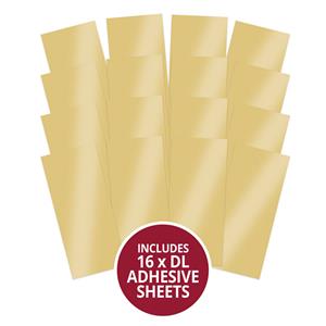 Stickables Self-Adhesive Mirri - DL Gold Contains 16 x Gold DL Self-Adhesive Mirri Sheets.
