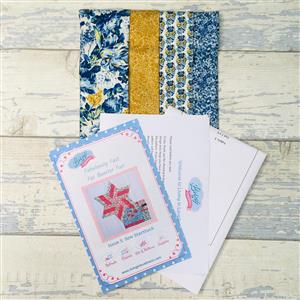 Living in Loveliness Fabulously Fast Fat Quarter Fun - Issue 5 - Sew Starstruck - Liberty Blue