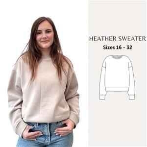 NH Patterns Heather Sweater Pattern (Sizes 16-32)