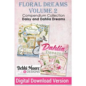 Digital Download Collection Floral Dreams 2- Daisy & Dahlia over 4500 printable elements