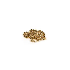Gold Plated Base Metal Spacer Beads, 3mm (50pk)