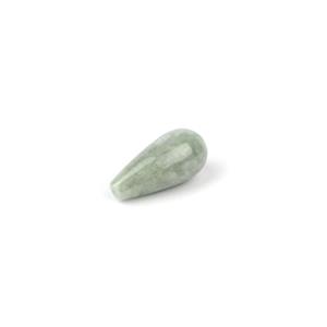 Type A 29cts Green Burmese Jade Plain Drop Approx 12 to 25mm Loose Bead Pendant