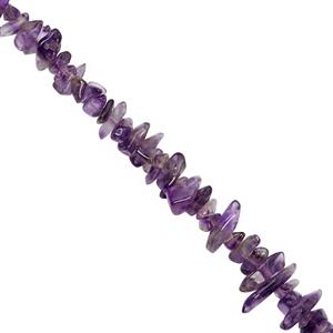 510cts Amethyst Nugget Approx 2x1 to 11x4mm, 100 inch Strand