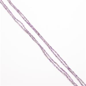 40cts Amethyst Faceted Rounds Apprx 2mm, 60