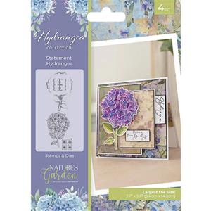 Natures Garden – Hydrangea – Stamp & Dies – Statement Hydrangea