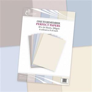 Carnation Crafts One To Remember A4 Perfect Papers 300gsm 48 sheets