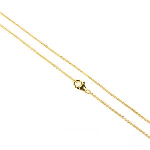Gold Plated 925 Sterling Silver Cable Chain Approx 50cm/20