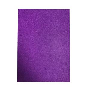 A4 Glitter Card Purple Pack of 10