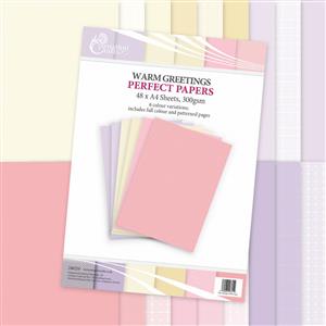 Carnation Crafts Warm Greetings A4 Perfect Papers 300gsm 48 sheets