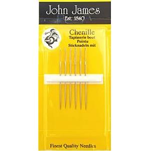 John James Pack of 6 Chenille Needles Size 18/24