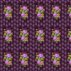 Anna Maria Hindsight Collection Eggplant Fabric 0.5m