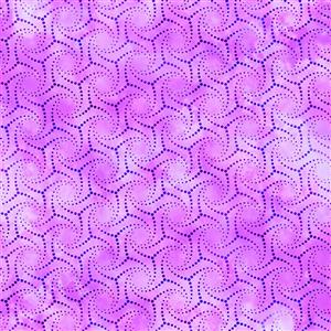 Jason Yenter Elysian Collection Spin Purple Fabric 0.5m