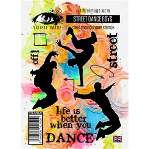 Visible Image Street Dance Boys Stamp Set