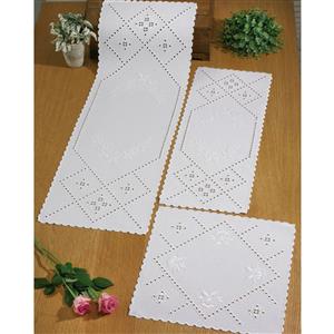 Permin. Hardanger with Roses Kit