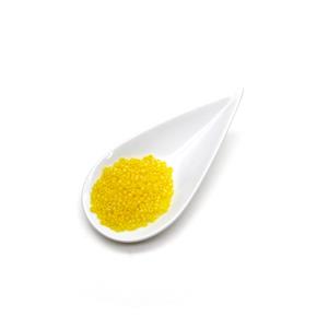 Miyuki Matte Transparent Yellow AB Seed Beads 8/0 (7.5GM/TB)