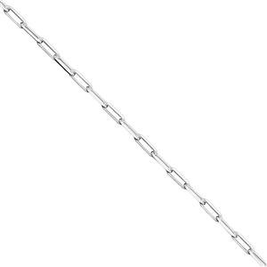 925 Sterling Silver Long Link Chain, 18inch