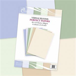 Carnation Crafts Vernal Blooms A4 Perfect Papers 300gsm 48 sheets