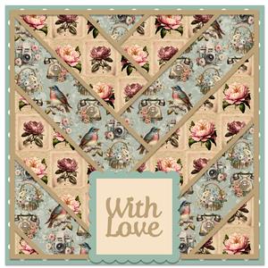 The Crafty Witches Lovely Layouts Patchwork Lattice SVG Collection, 22 cutting files 