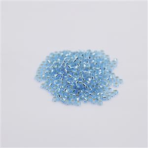 Miyuki Silver Lined Aqua 11/0 Seed Beads (10GM)
